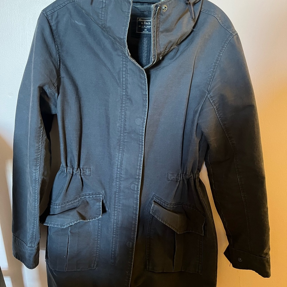 Abercrombie & Fitch Blue Utility Jacket